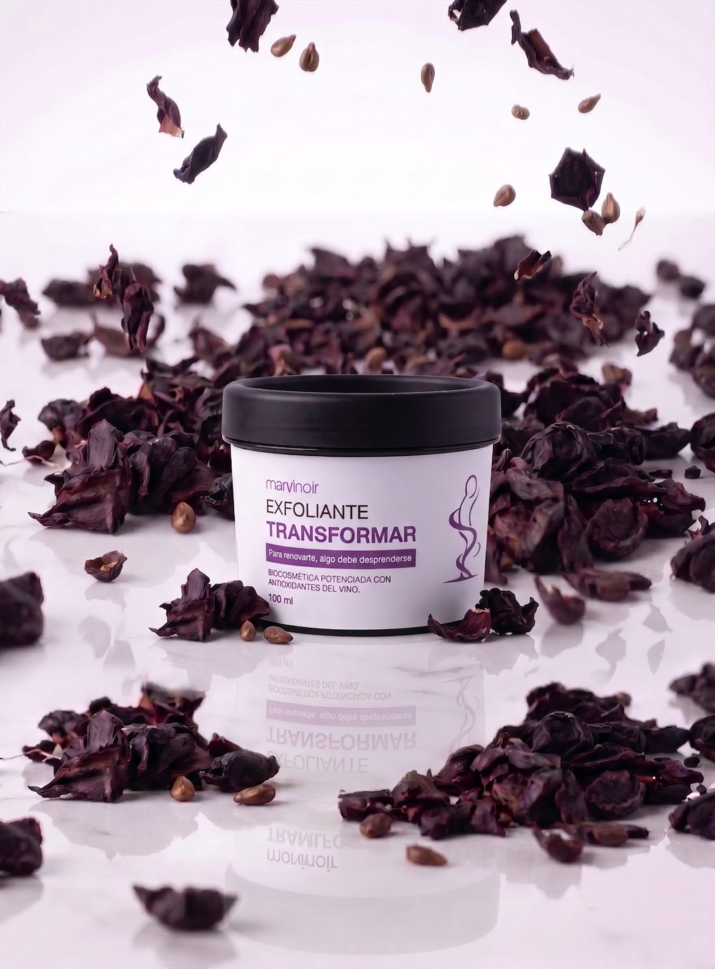 Exfoliante Transformar con microgránulos de semilla